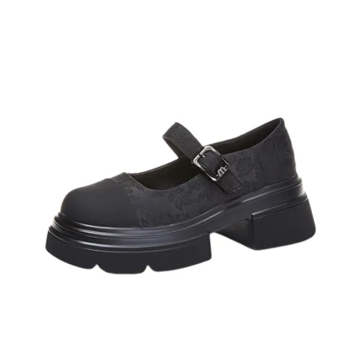 Casual Floral Mary Jane Shoes