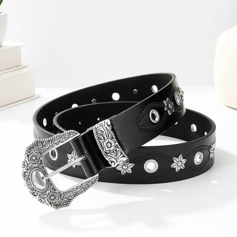 Punk Retro Cool Leather Belt-1