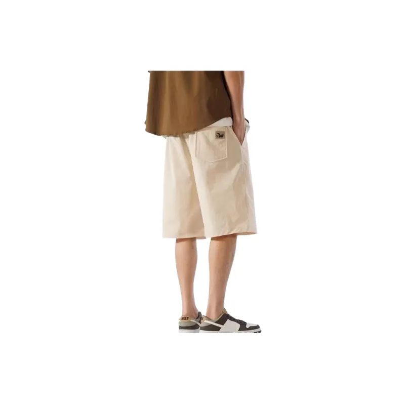 Casual Loose  Ice Silk Cargo Shorts-5