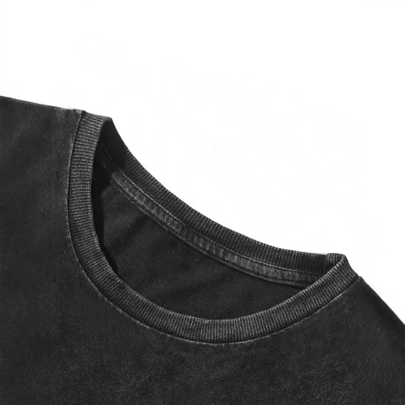 Basics Washed Combed Cotton T Shirt-3