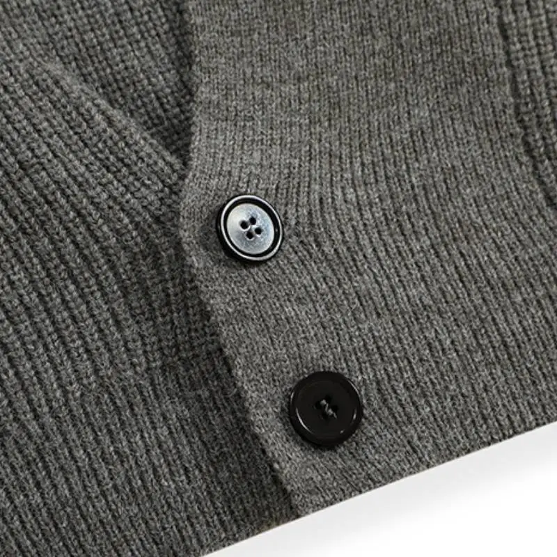 Button Loose Sweater-2