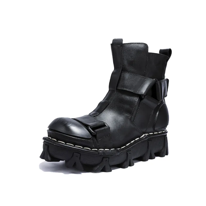 Casual Denim Ankle Boots-2