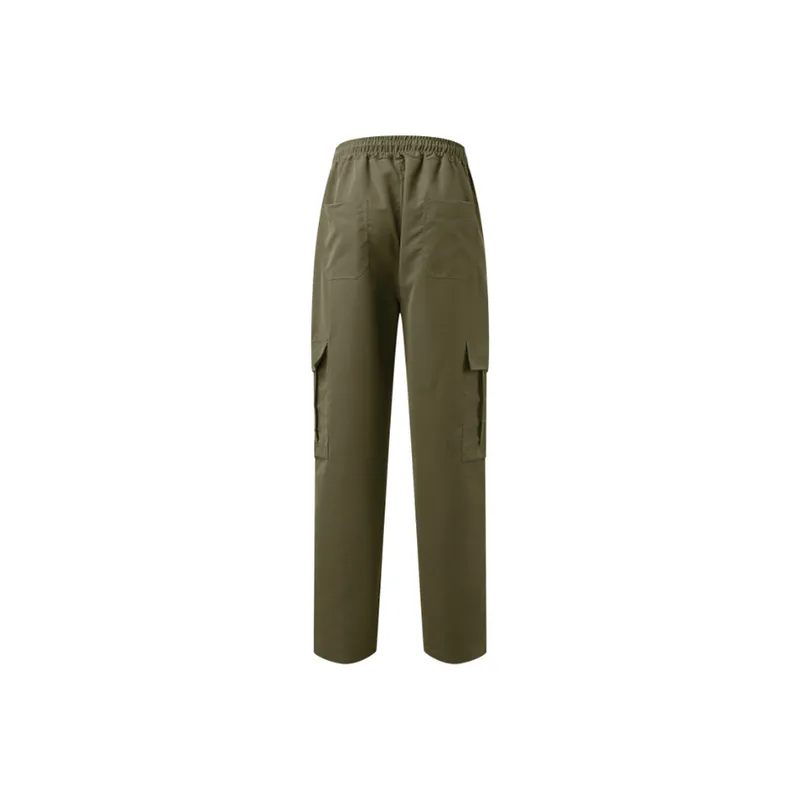 Loose Straight Casual Trousers-7