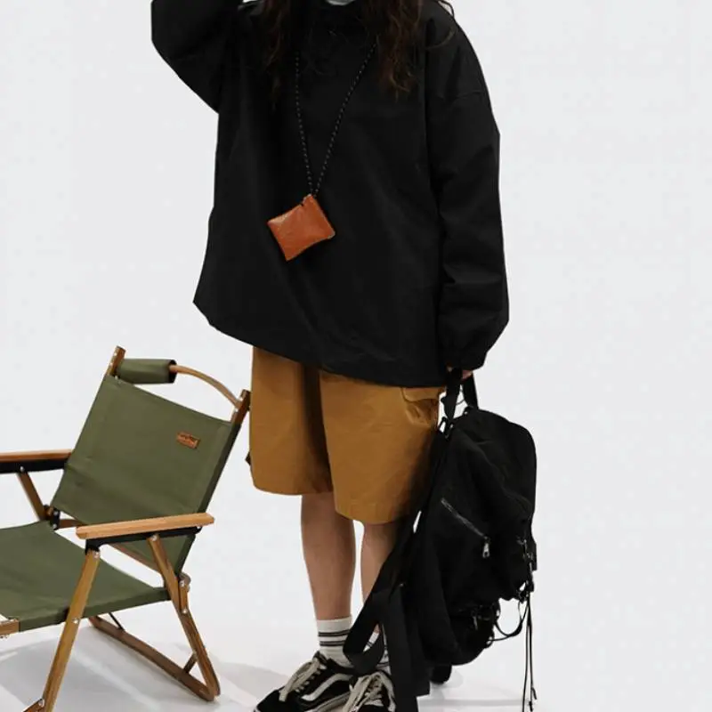 Fashionable Loose Cotton Outdoor Jacket-6