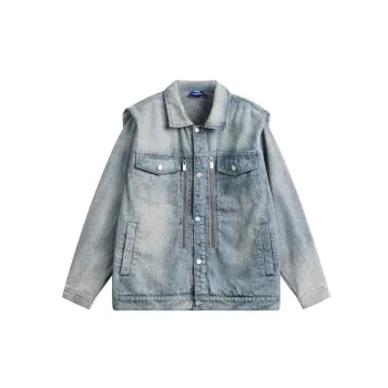 Spring Dressed Washed Denim Jacket