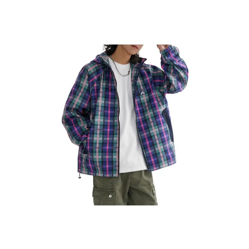 Plaid Hooded Jacket-2
