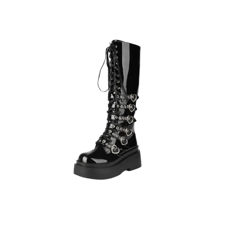 Fashionable Studded Martin Boot-0