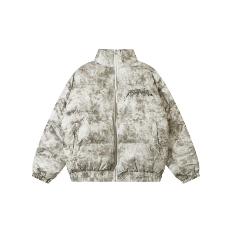 New Designed Street Style Retro Distressed Thickened Loose Coat-0
