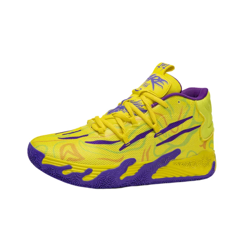 High Top Mesh Running Shoes-6