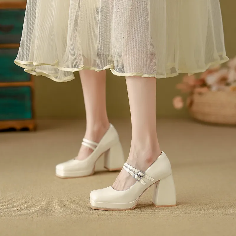 Fashionable Funky Mary Jane Shoes-1