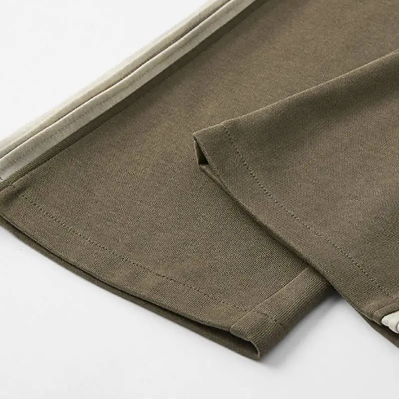 Fashionable Loose Knitted Fabric Casual Pants-3