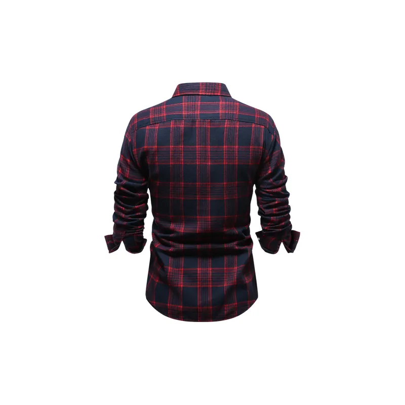 Simple Basics Cotton Blended Fabric Shirt-9