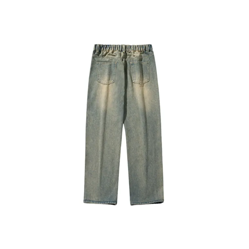 Casual Ripped Washed Jeans-5