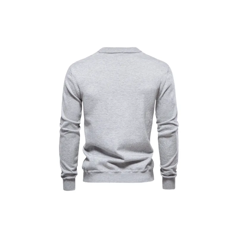 Business Plain Sweater-12