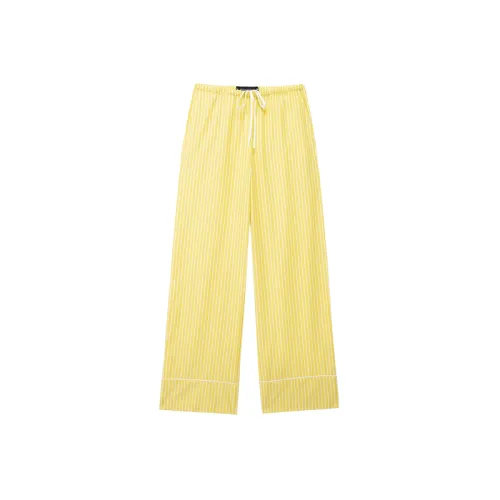 Simple Striped Casual Pants Women