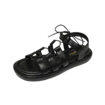Retro Plain Roman Sandals