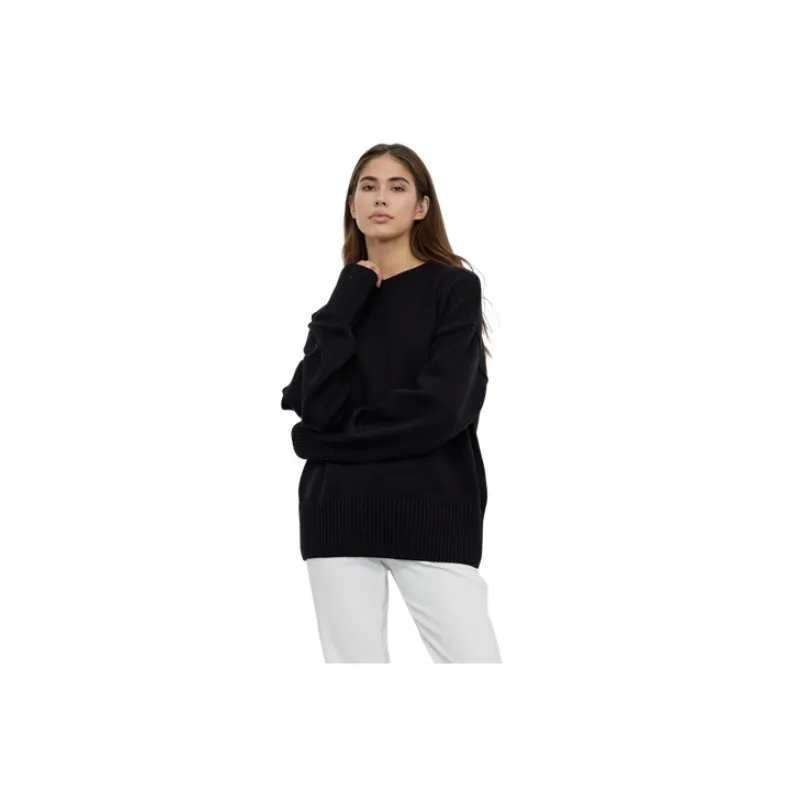Casual Warm Covered Yarn Sweater Women-0