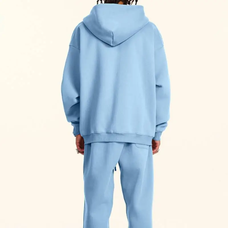 Casual Plain Cotton Sweatshirt-3