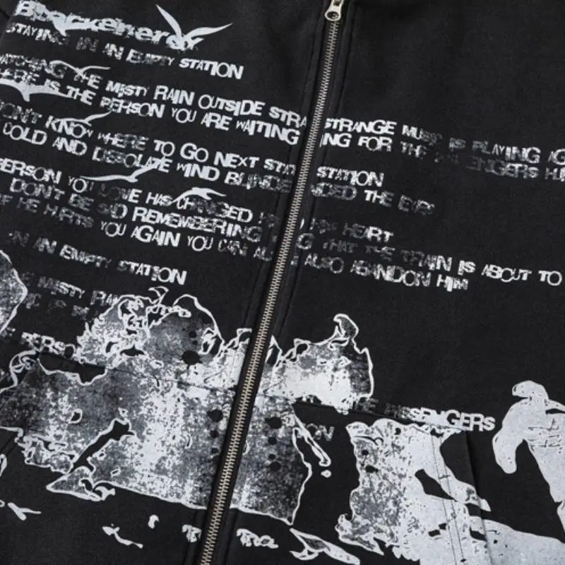 Distress Loose Sweatshirt-3