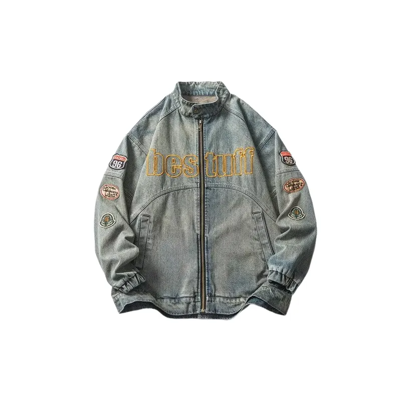 Retro Embroidered Cotton Jacket-0