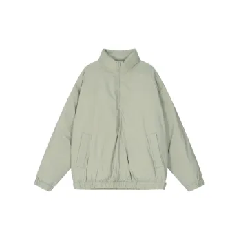 Retro Zipper Quilted Jacket
