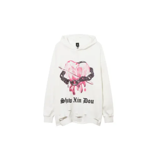 Dark Style Love Cut Hooded Hoodie