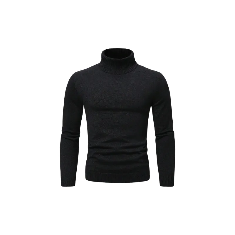 Casual Plain Cotton Blended Fabric Sweater-1