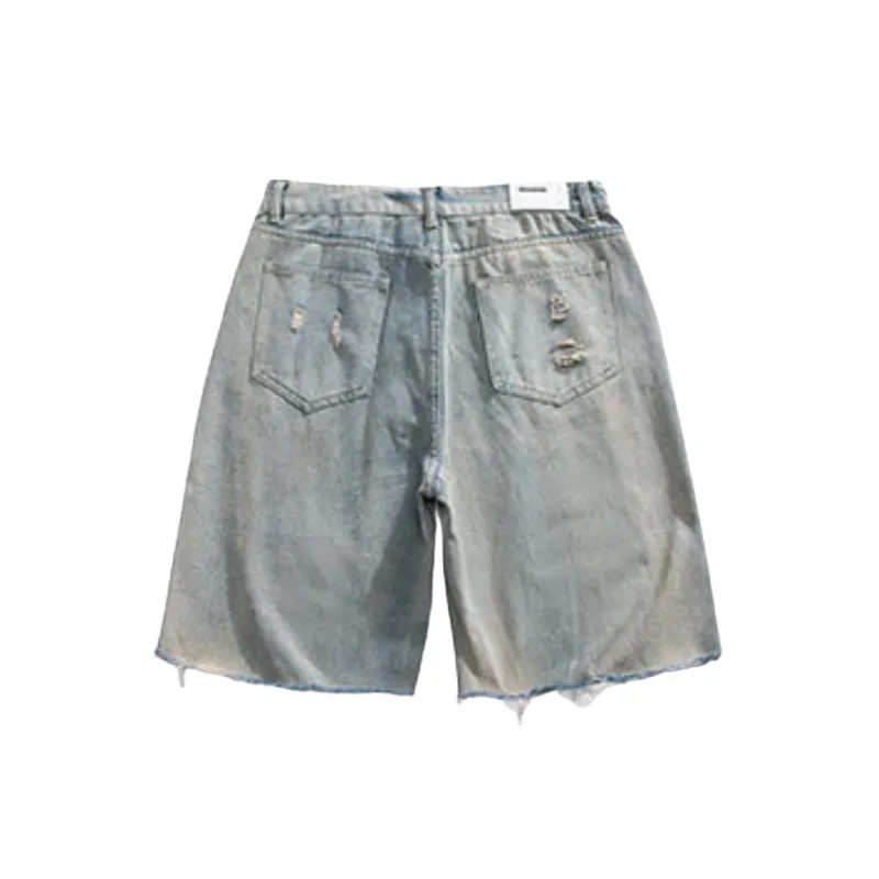 Street Fashion Denim Shorts-1