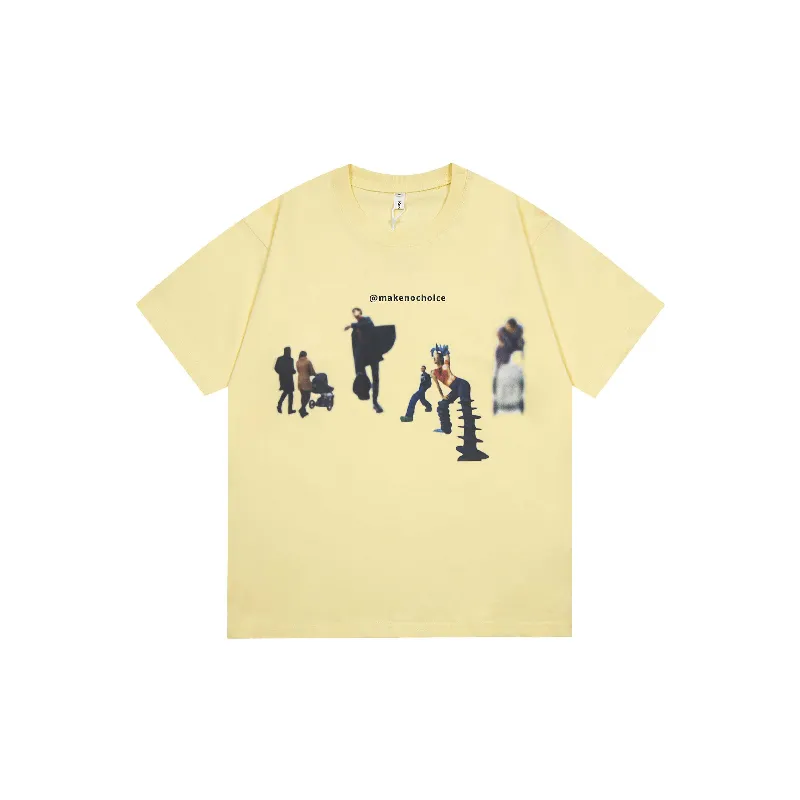 Simple Loose 100% Cotton T Shirt-0