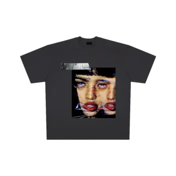 Pure Cotton Street Casual Oversize Short Sleeve T shirt