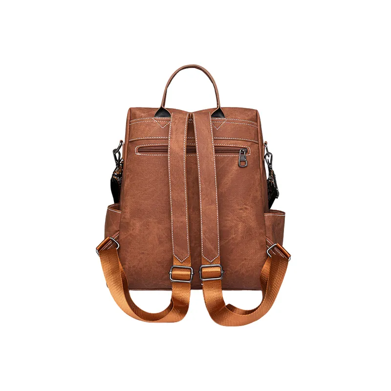 Casual Plain Backpack-6