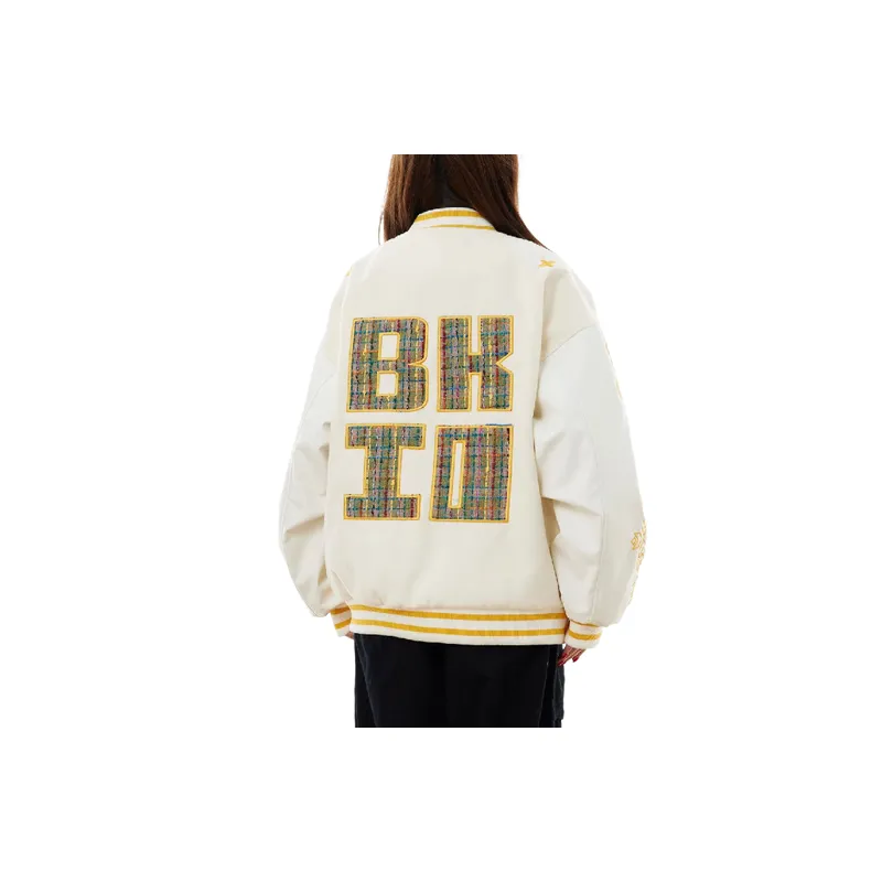 Embroidery Letter Cotton Jacket-2