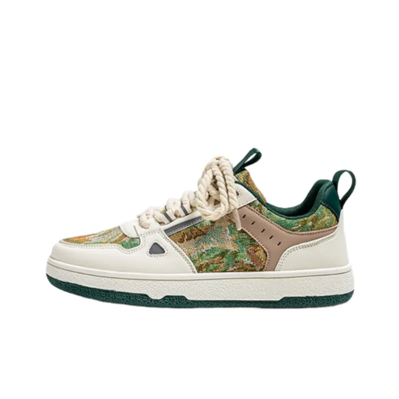 Casual Sneakers with Contrast Color Design-0