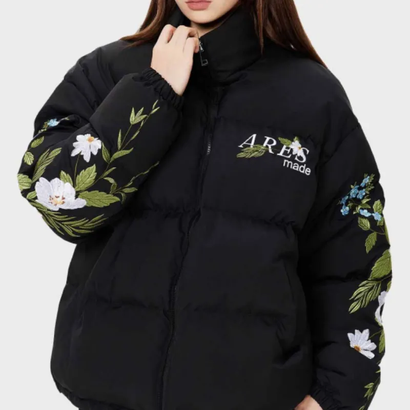 Street Embroidery Quilted Jacket-6