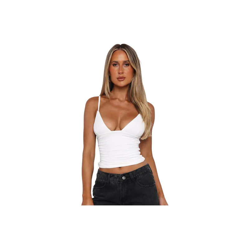 Fashionable Plain Milk Fiber Vest Women-10