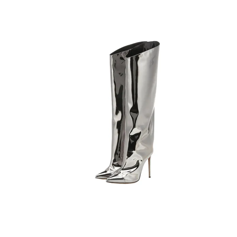 Basics Casual Knee High Boots-0