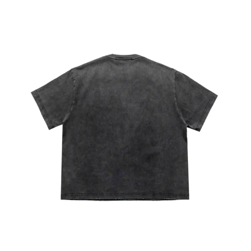 Retro Washed Short Sleeve T Shirt-1