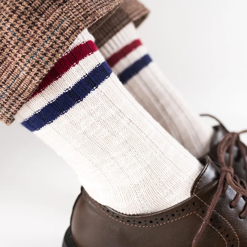 Casual Sporty 100% Cotton Mid Calf Sock-4