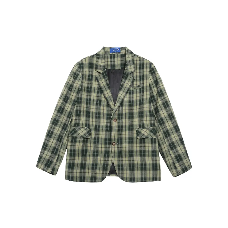 Retro PlaidBusiness Suit-0