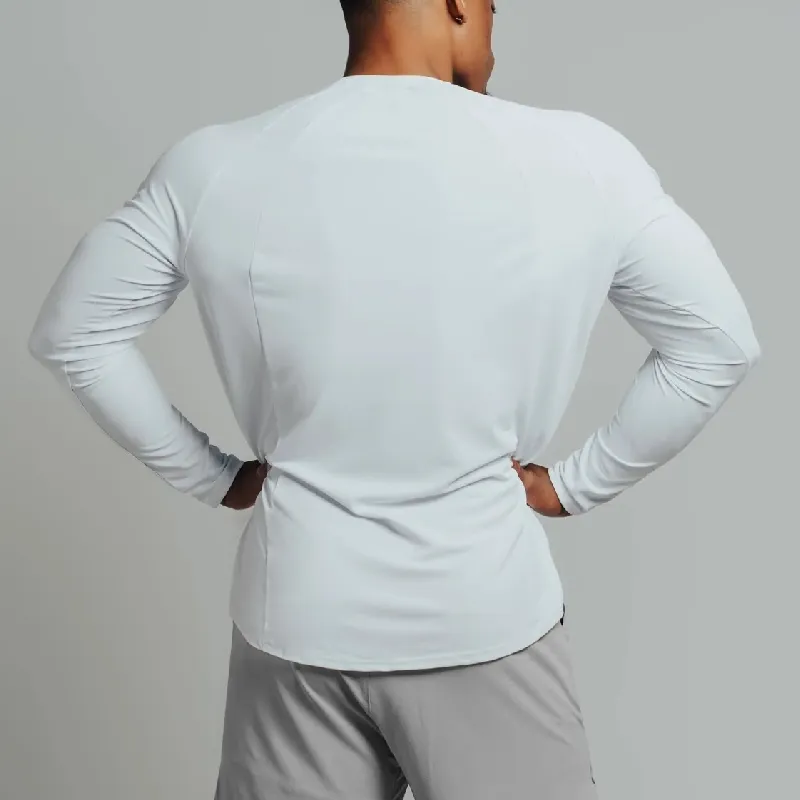 Simple Plain Blended Synthetic Fabrics T Shirt-6