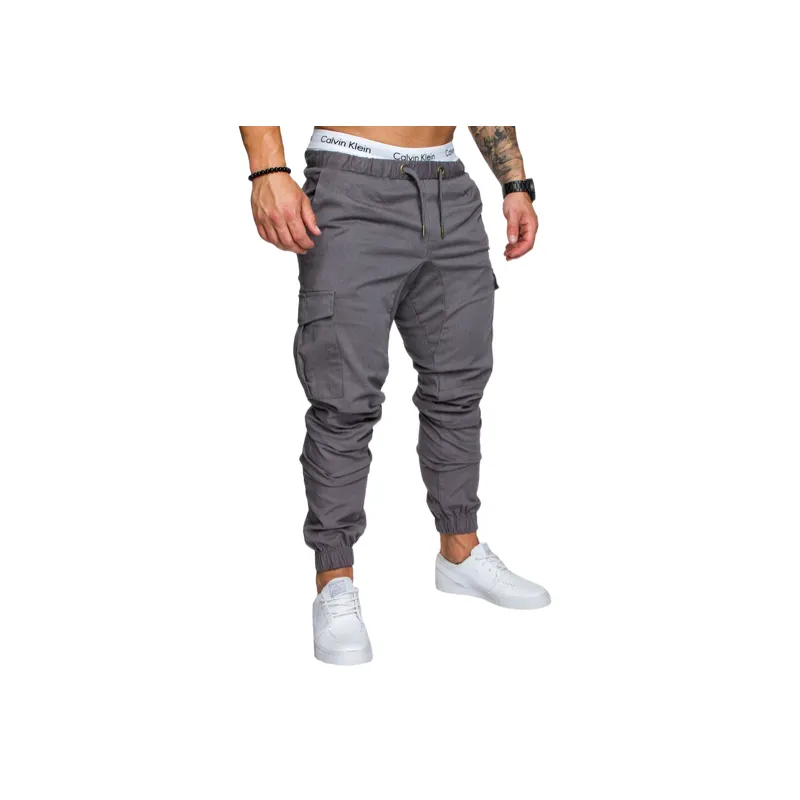 Basics Simple Cargo Pants-10