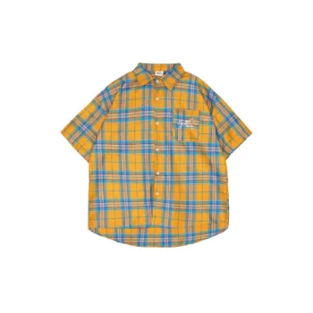 Short Sleeved Shirts   Versatile Plaid Option