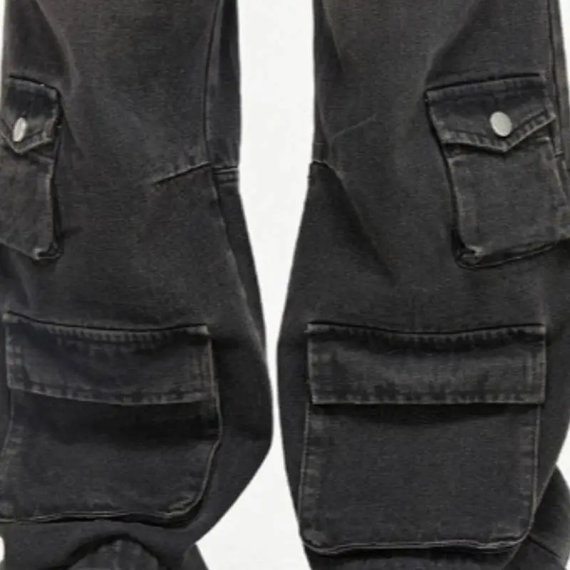Simple Loose Jeans-4