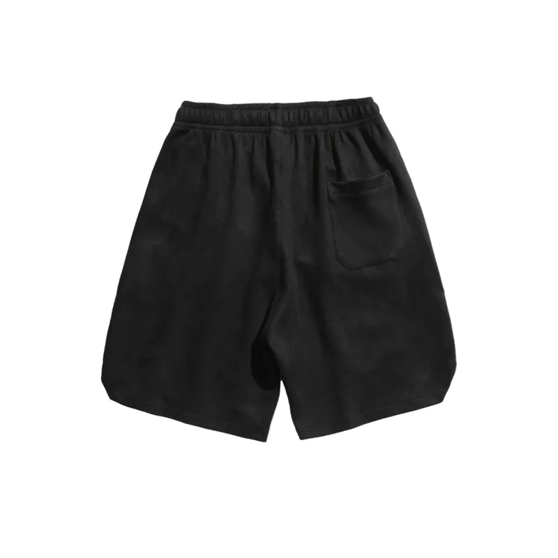 Gothic Embroidered Baggy Casual Shorts-5