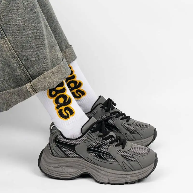 Retro Breathable Chunky Sneakers-5