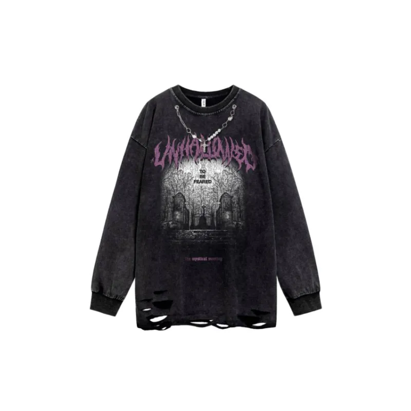 Dark Style Long Sleeve T Shirt-4