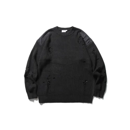 Contrast Color Stitching Loose Sweater