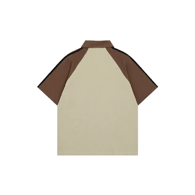 Casual Loose Cotton Blended Fabric Polo-5