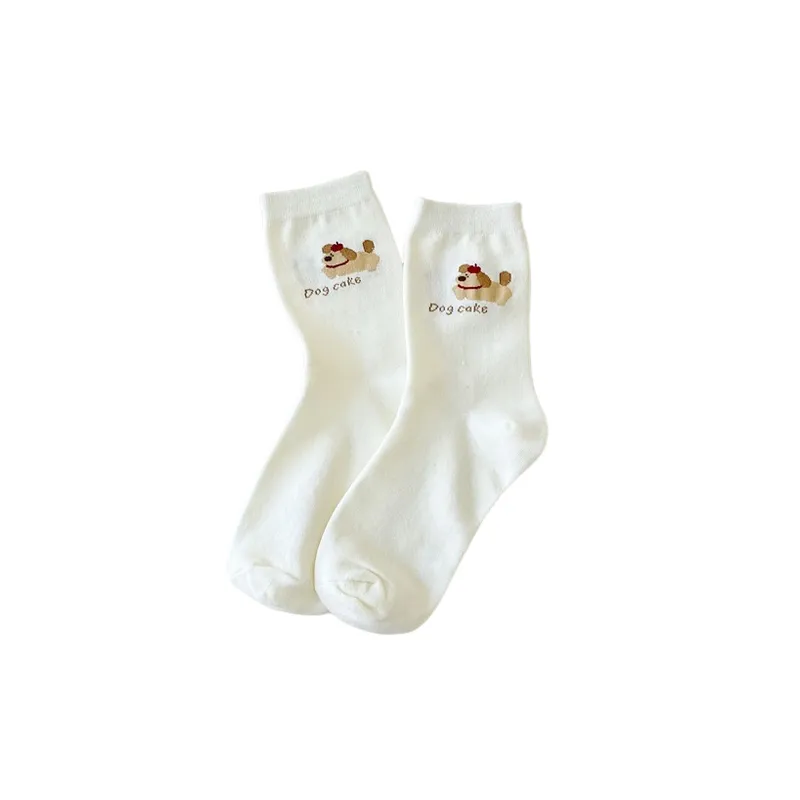 Basics Simple 100% Cotton Mid Calf Sock-6