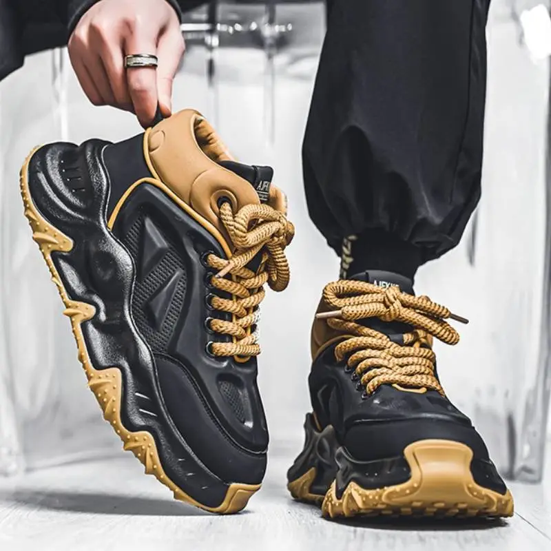 Casual Fashionable Sporty Chunky Sneakers-5